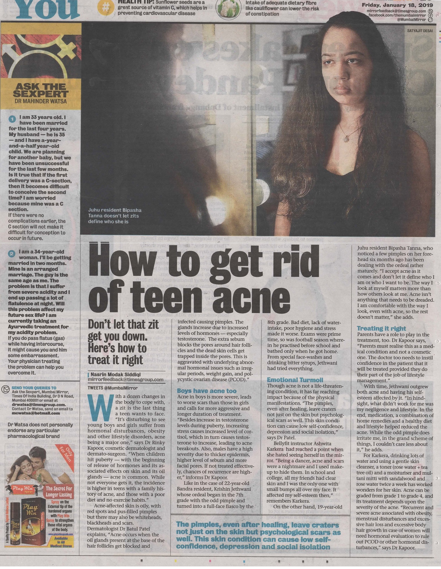 How to get rid of teen acne – Mumbai Mirror